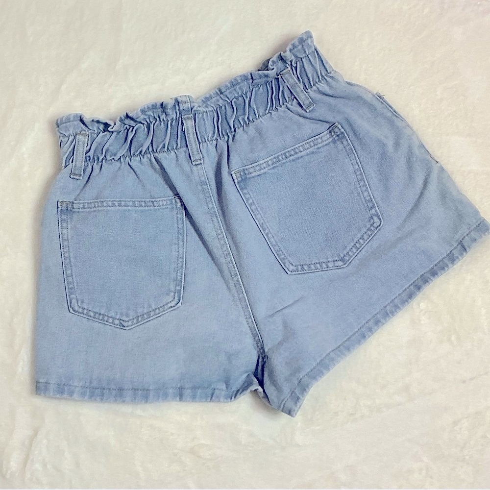 Forever 21 Blue High Waist Denim Shorts - Picture 5 of 9